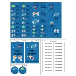 Tob3a Nursery Package, Galaxy - طبعة