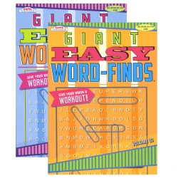 Kappa Giant Easy Word Finds Puzzle Book for Adults & Seniors Brain Training Large Print Activity