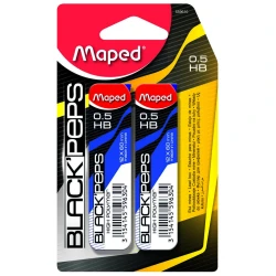 Maped Lead 0.5mm Lead Case, 2 Pcs