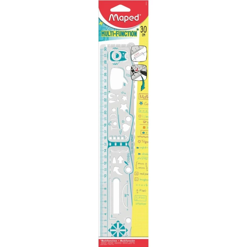 Maped Geonotes Multi Function Ruler 30 Cm - Maped