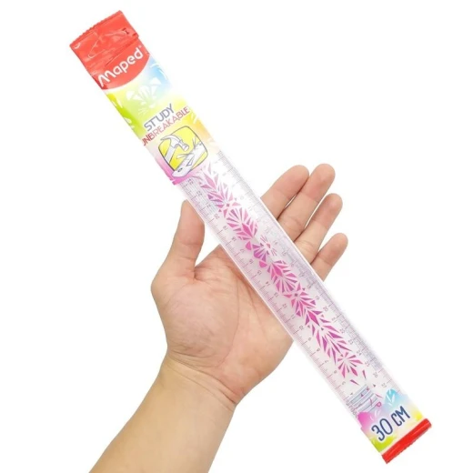 Maped Fancy Anti-breaking Ruler 30 Cm, Assortment - Maped - Image 2