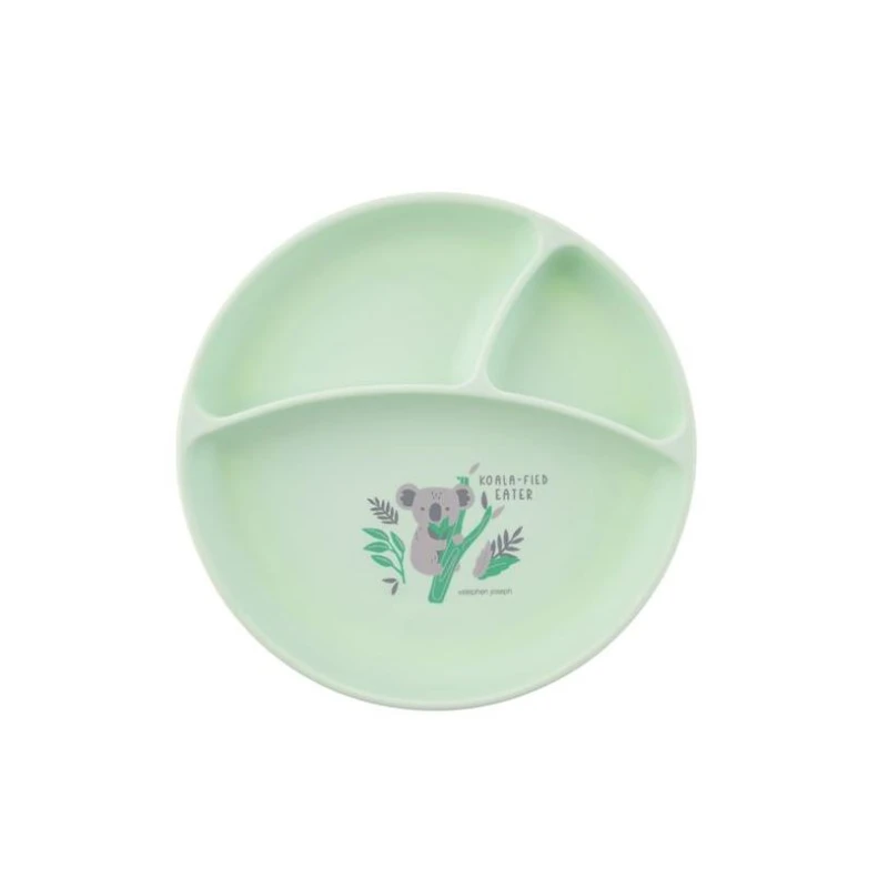 Stephen Joseph Silicone Baby Plate Zoo - Stephen Joseph