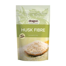 Dragon Superfoods Organic Psyllium Husk Fiber, 150g Certified Organic by BG-BIO-22 Rich Source of Soluble & Insoluble Fiber for Digestive Health