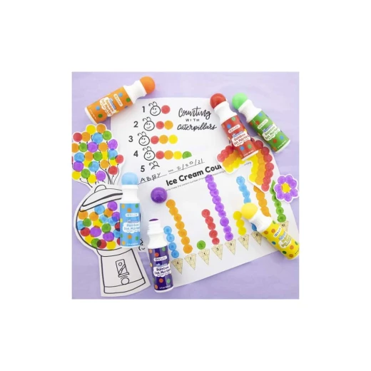 Bazic Stamp Markers Scatola, 6 Pieces - Bazic - Image 3