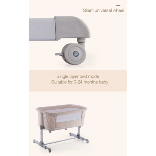 سرير أطفال قابل للطي ومحمول متعدد الوظائف - Image 9