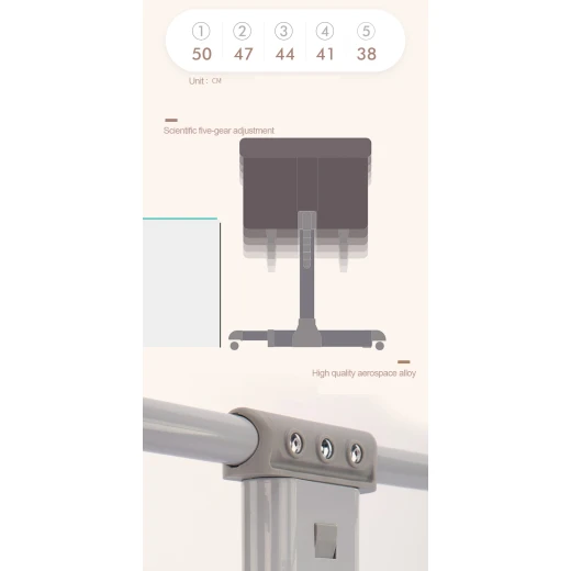 سرير أطفال قابل للطي ومحمول متعدد الوظائف - Image 6
