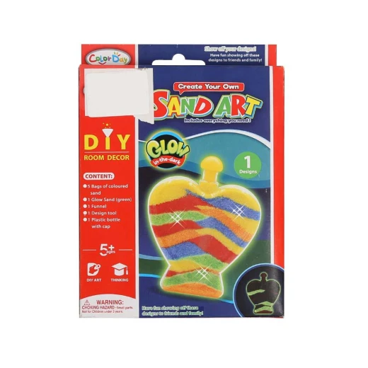 Sand Art Glow In The Dark DIY Room Décor