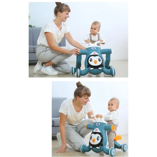 مشاية أطفال 3 في 1 بشكل بطريق متعددة الوظائف - Image 2