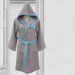 Nova Kids Bath Robe Plain 3-5 yrs Grey - Nova Home