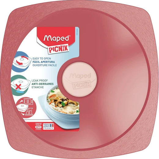 Maped Lunch Plate for Adult Pink 900ml - Maped - Image 6