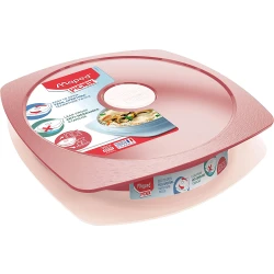 Maped Lunch Plate for Adult Pink 900ml