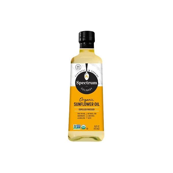 زيت عباد الشمس عضوي مكرر (473 مل) من سبيكترام - سبيكترم