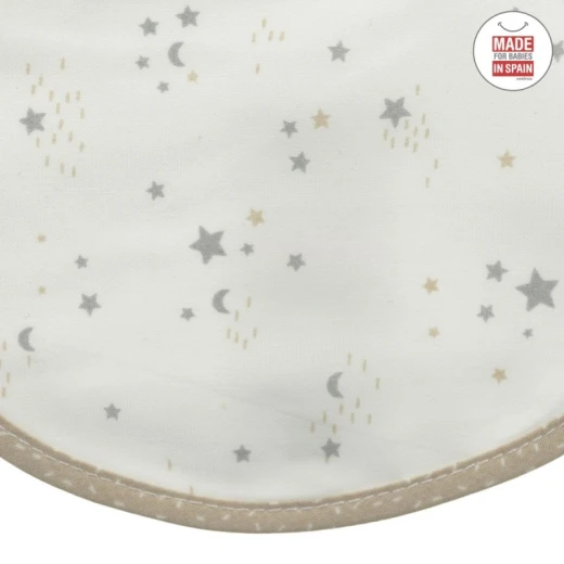 مريلة دائرية فيلكرو لون بيج / نجمة  16*19*1 سم من كامبراس - كامبراس - Image 4
