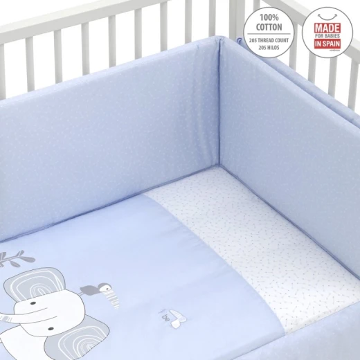 Cambrass Bedding Set, Light Blue Color, 2 Pieces - Cambrass - Image 6