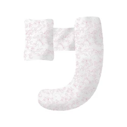 Ryco Multi-Position Pregnancy Pillow - Pink & White