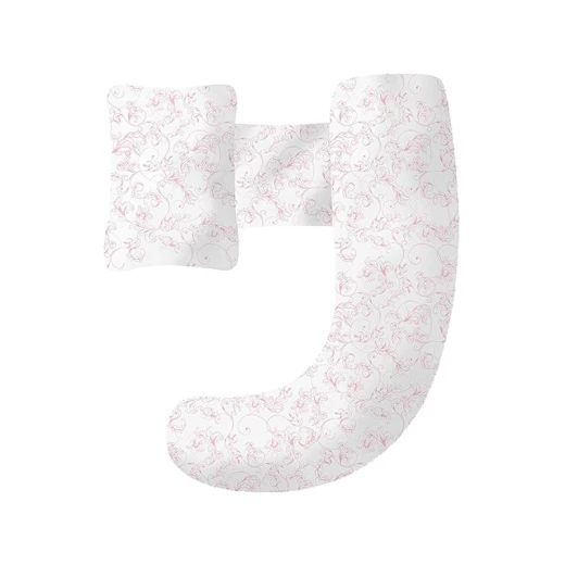 Ryco Multi-Position Pregnancy Pillow - Pink & White Ryco Multi-Position Pregnancy Pillow - Pink & White