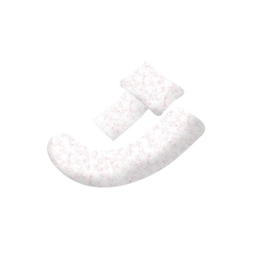 Ryco Multi-Position Pregnancy Pillow - Pink & White - RYCO - Image 3