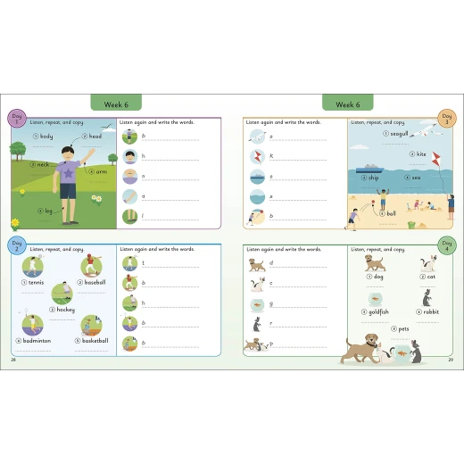 الإنجليزية للجميع الصغار - 5 كلمات في اليوم من كتب دي كي للنشر - كتب دي كاي - Image 2