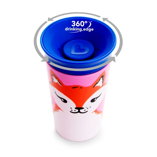 كوب للشرب ذو 360 درجة  266 مل - بتصميم ثعلب من منشكن - منشكن - Image 2