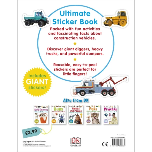 كتاب ملصقات حفارات وقاطرات التيميت من كتب دي كي للنشر - كتب دي كاي - Image 2