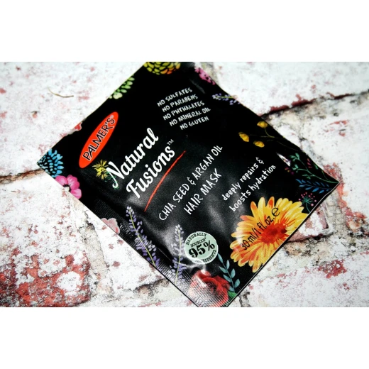 Palmer's Natural Fusions Chia Seed & Argan Oil Hair Mask Sachet - Palmer's - Image 2