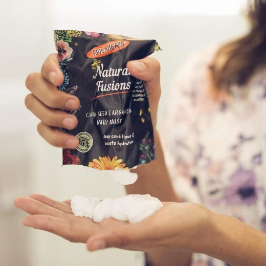 Palmer's Natural Fusions Chia Seed & Argan Oil Hair Mask Sachet - Palmer's - Image 4