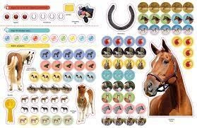 كتاب ملصقات DK Books Horses & Ponies للأطفال: متعة تعليمية وملصقات قابلة لإعادة الاستخدام - كتب دي كاي - Image 3