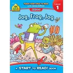 School Zone Book :Jog, Frog, Jog - Level 1 Start to Read!