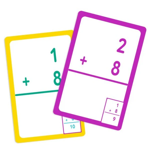 Bazic Addition Flash Cards for Early Math Skills (36/Pack) Educational Resource for Classroom & Home Learning - Bazic - Image 3