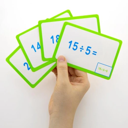 Bazic Division Flash Cards for Elementary Math 36 Pack Educational Resource for Kids Classroom & Home - Bazic - Image 2