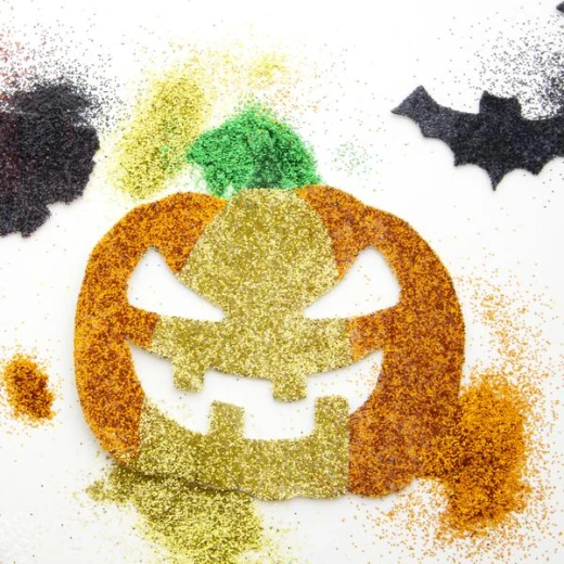 Bazic 6 Green Color Glitter Pack (2g) - Bazic - Image 2