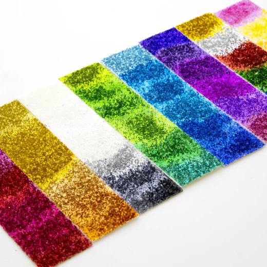 Bazic 6 Purple Color Glitter Pack (2g) - Bazic - Image 2