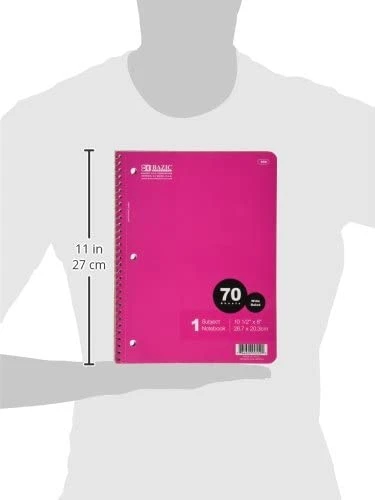 دفتر ذكريات من بازيك - 70 صفحة , ألوان متنوعة - بازيك - Image 3