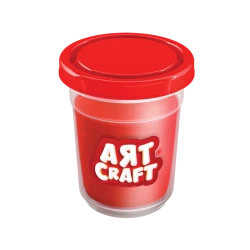 Art Craft Single Dough Pot-red 140 Gr