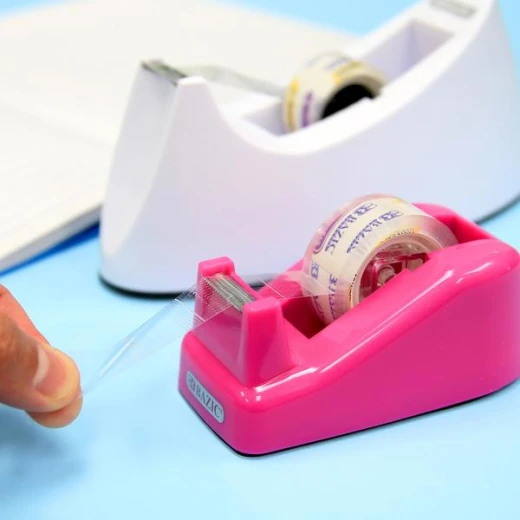 Bazic Mini Desktop Tape Dispenser ,1 Pack Assorted Colors - Bazic - Image 2