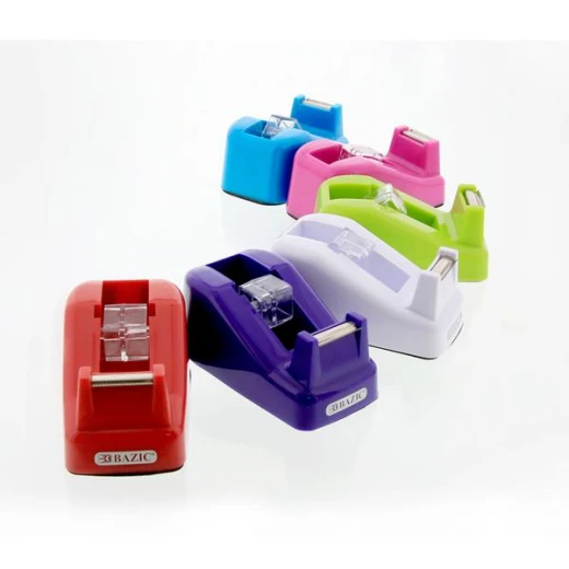 Bazic Mini Desktop Tape Dispenser ,1 Pack Assorted Colors - Bazic - Image 3