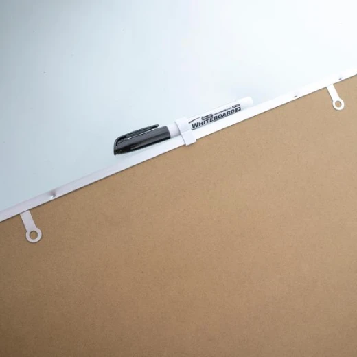 Bazic Aluminium Framed Magnetic Dry Erase Board - Bazic - Image 2