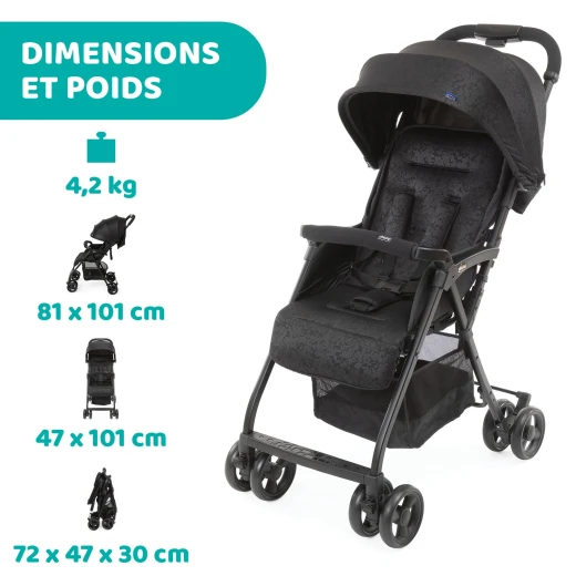 Chicco Buggy OHlalà 3 - Jet Black - Chicco - Image 2