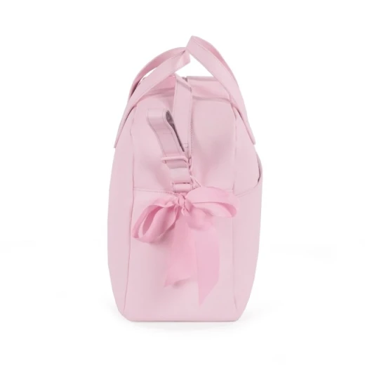 Pasito A Pasito Pink Bow Diaper Bag With Changing Mat - 51 X 30 X 15cm - Pasito a Pasito - Image 3