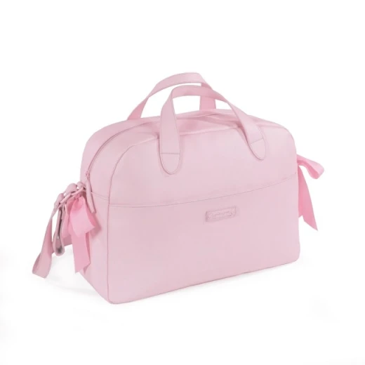 Pasito A Pasito Pink Bow Diaper Bag With Changing Mat - 51 X 30 X 15cm Pasito A Pasito Pink Bow Diaper Bag With Changing Mat - 51 X 30 X 15cm