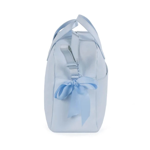 Pasito A Pasito Blue Bow Diaper Bag With Changing Mat - 51 X 30 X 15cm - Pasito a Pasito - Image 3