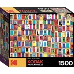 احجية خشبية لحل الألغز, 1500 قطعة بتصميم أبواب ملونة  من كوداك - كوداك