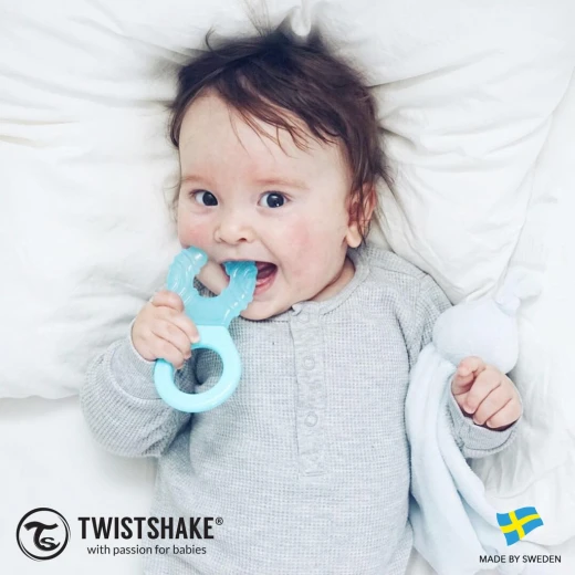 عضاضة تسنين مبردة للأطفال +2 شهر باللون الأزرق من تويست شيك - تويست شيك - Image 2