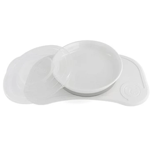 Twistshake Click-Mat Mini + Plate White - Twistshake - Image 3