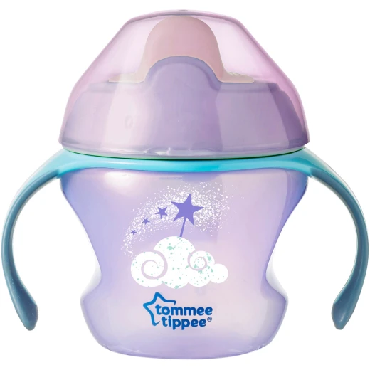 Tommee Tippee - First Trainer Cup 150ml (4m+), Purple Tommee Tippee - First Trainer Cup 150ml (4m+), Purple