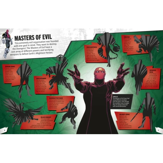 كتاب ملصقات عالم Marvel Good vs Evil من دي كي - كتب دي كاي - Image 2