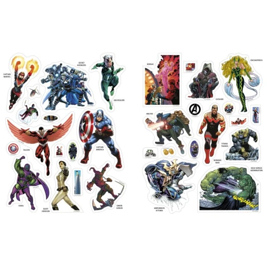 كتاب ملصقات عالم Marvel Good vs Evil من دي كي - كتب دي كاي - Image 5
