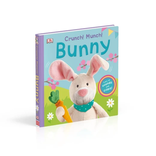 كتاب دي كيه Crunch Munch Bunny التفاعلي: كتاب تعليمي مبكر مع فتحة و صوت للأطفال الصغار