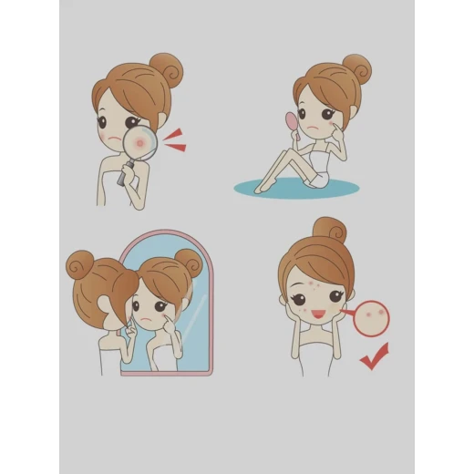 لزقات بتصميم دائرة للوجه لحَب الشباب ،  ورقة واحدة بعدة لزقات - Image 6