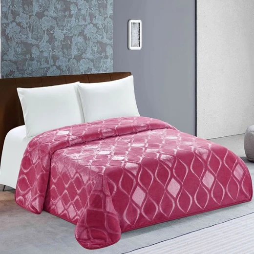 Nova home engraved diamond blanket fuchsia king size Nova home engraved diamond blanket fuchsia king size